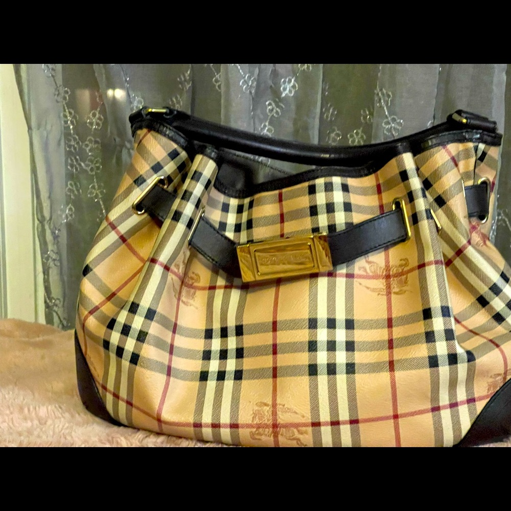 Haymarket Check Medium Willenmore Hobo-Chocolate